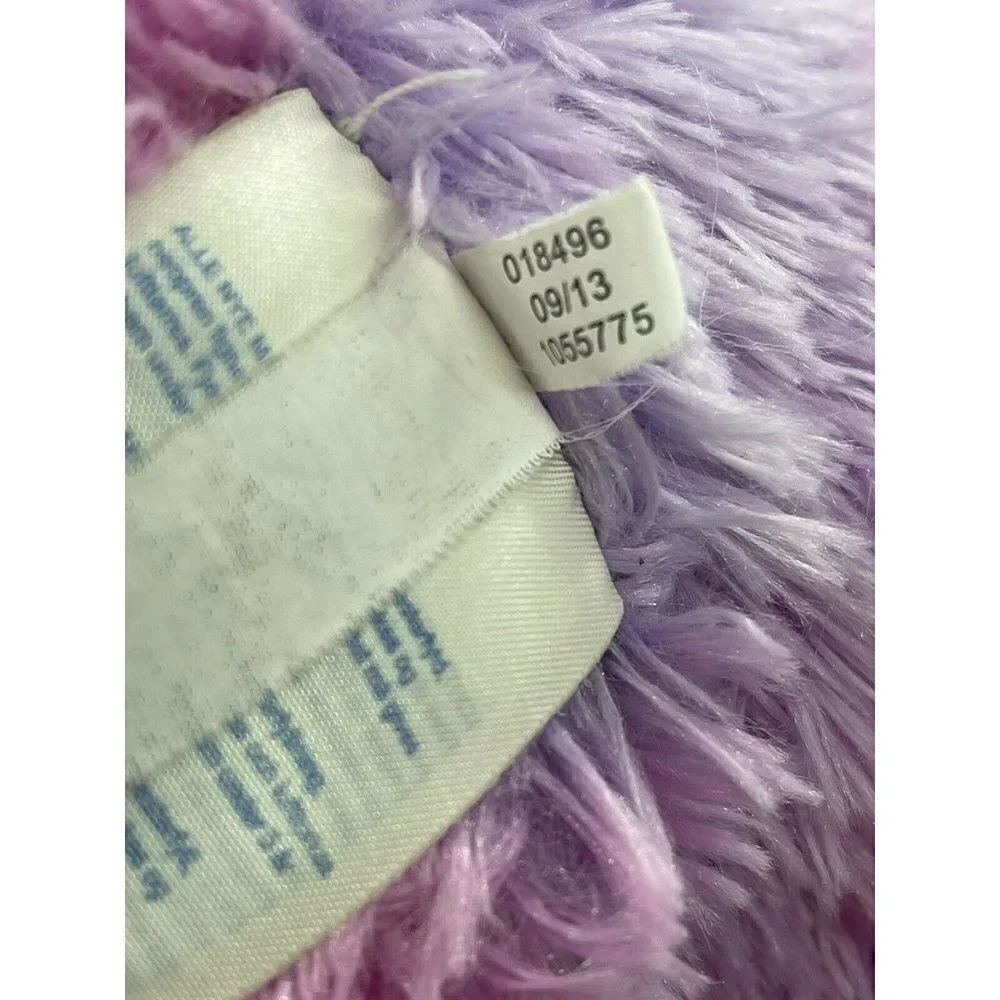 Build A Bear Fur ever Endless Hearts Bear Plush Pink Blue Purple White Heart
